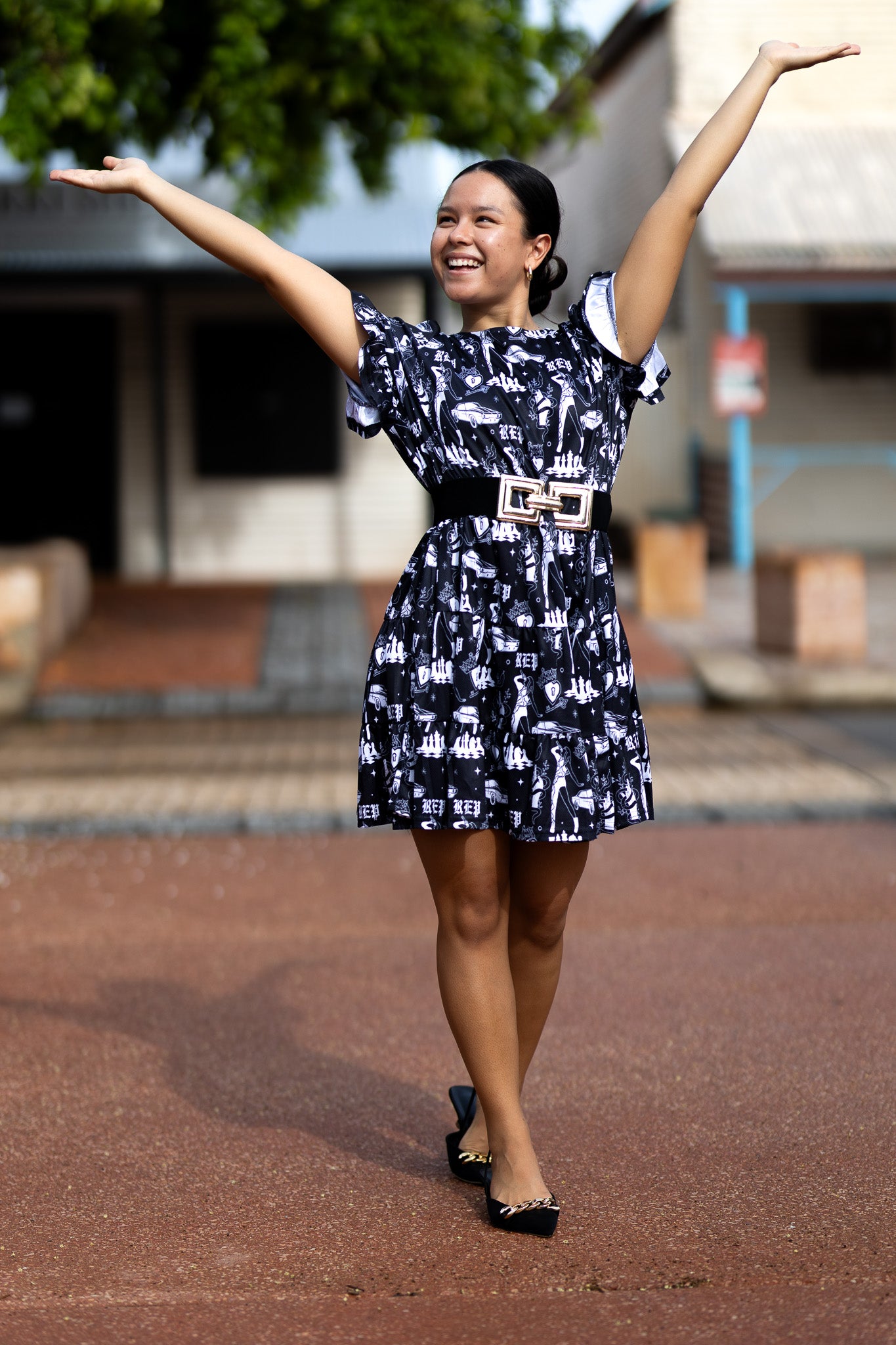 Teacher Style "Reputation" Dress With Pockets