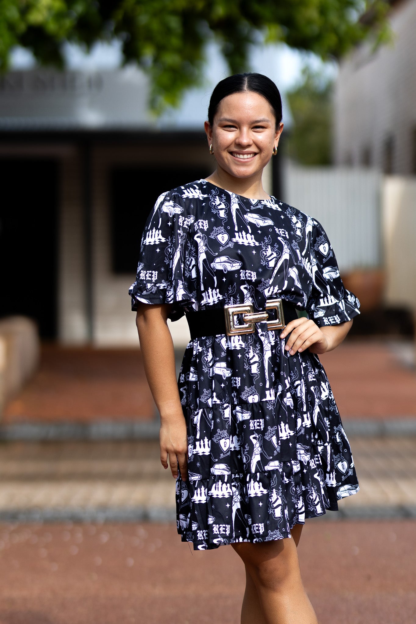 Teacher Style "Reputation" Dress With Pockets