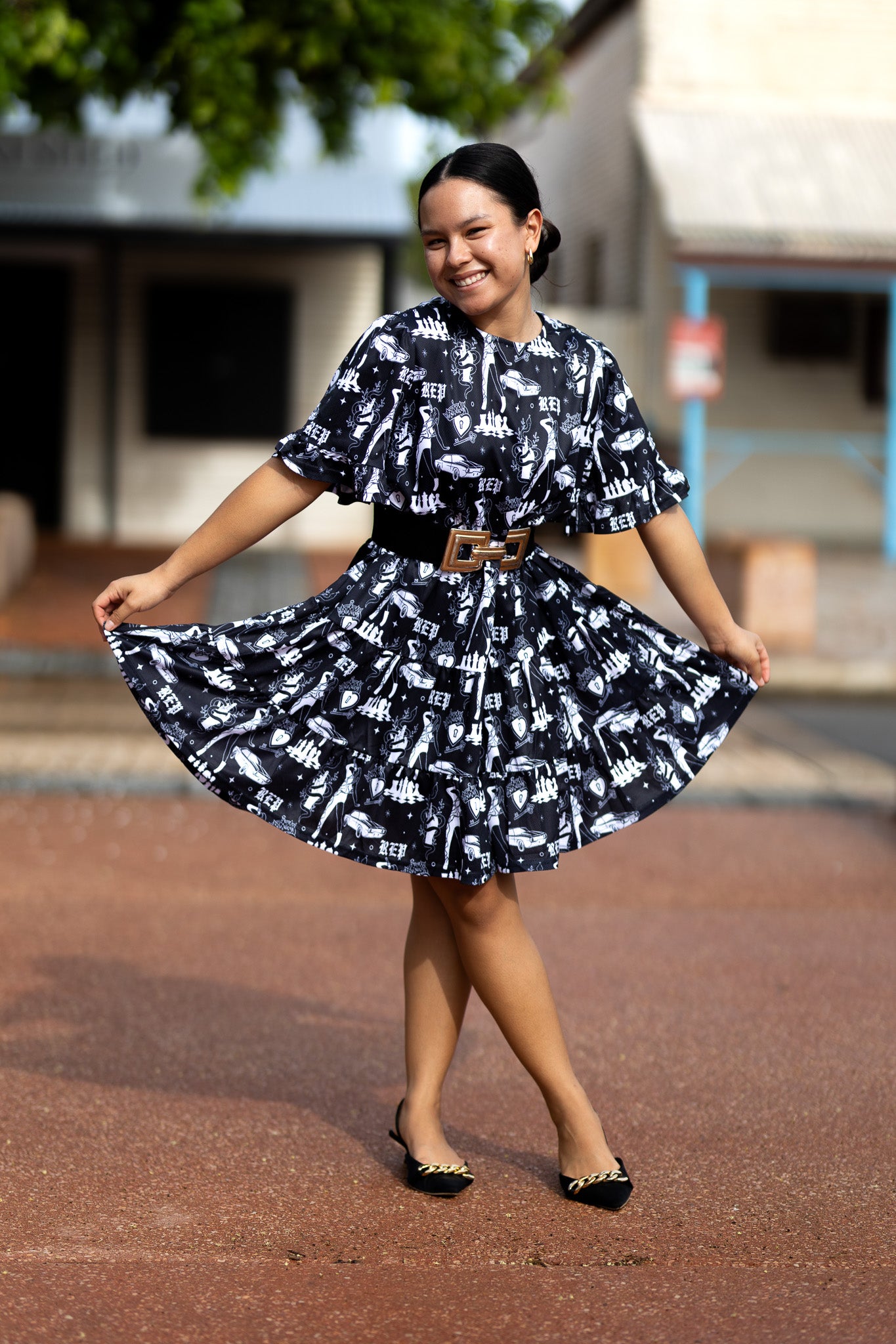 Teacher Style "Reputation" Dress With Pockets